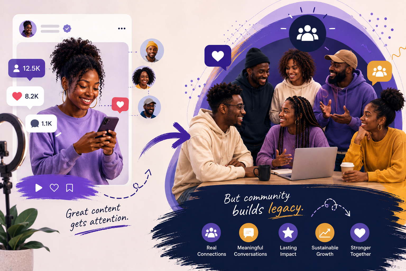 How Creators Can Turn Followers Into Community Members